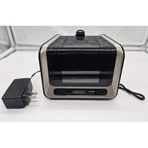 HoMedics HX-B320 Sleep Station Pro Alarm Clock w/ AUX Jack, Projector, Temp